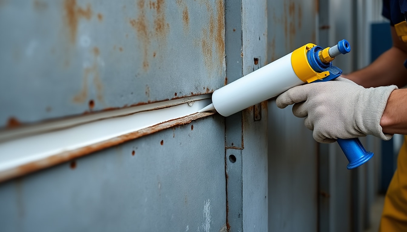 Mastic et étanchéité d&rsquo;un panneau : la remise en état