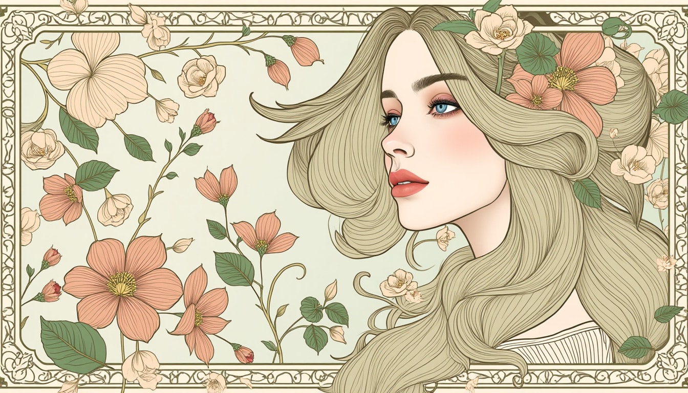 Style Art nouveau : les codes graphiques