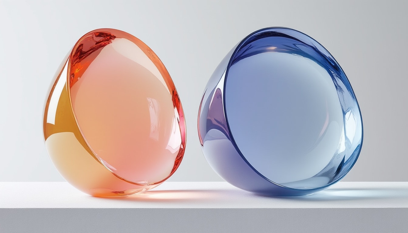 Verre coloré dans la masse ou plaqué : la différence