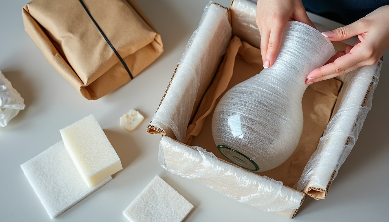 Emballer un objet en verre : la méthode qui évite la casse