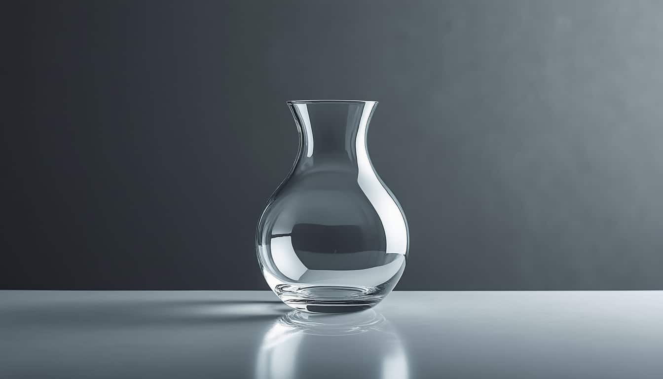 Photographier une pièce en verre : lumière et fond