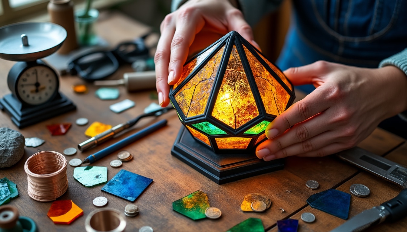 Prix d&rsquo;un objet en vitrail : la méthode de calcul