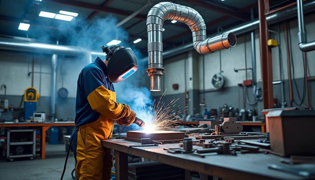 Ventilation d&rsquo;un atelier : ce que la soudure impose
