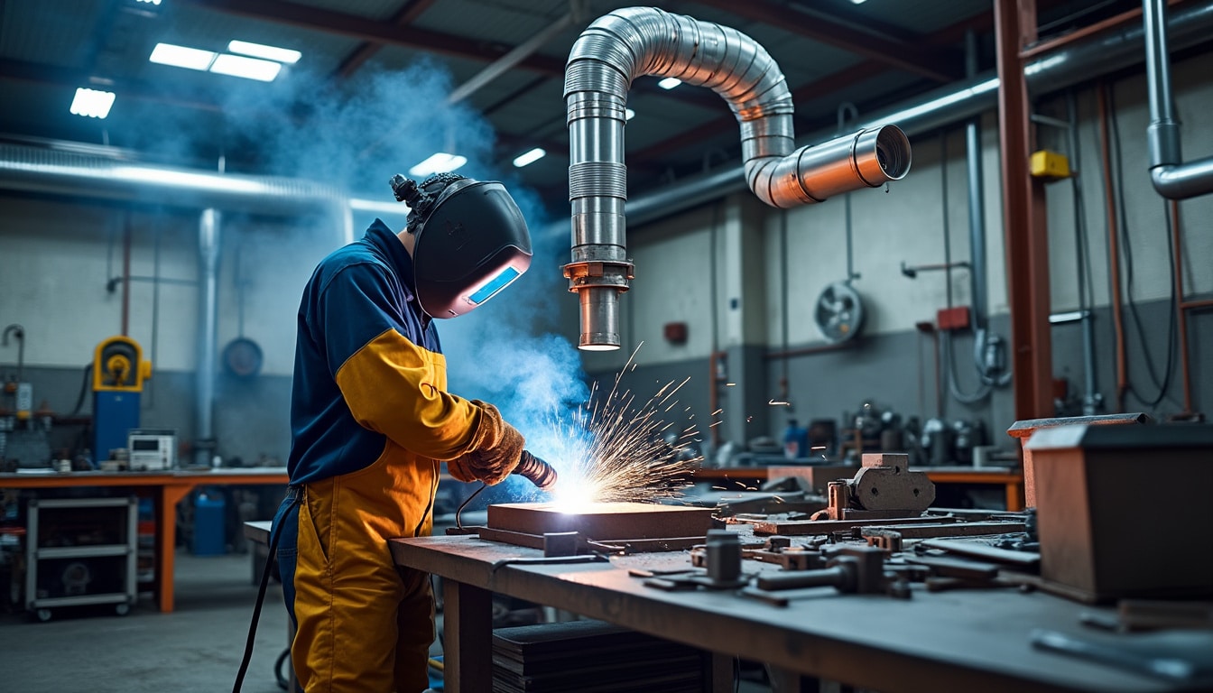 Ventilation d&rsquo;un atelier : ce que la soudure impose